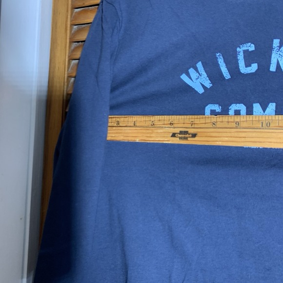 LL Bean Women Long Sleeve Wicked Comfy NWT T-Shirt Size XL Pet Blue - Picture 13 of 14